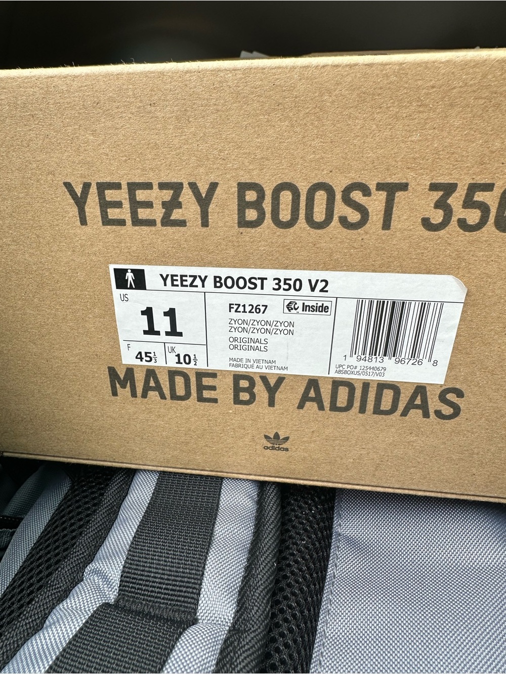adidas Yeezy Boost 350 V2 Zyon Brown Boxed - Men’s US 11